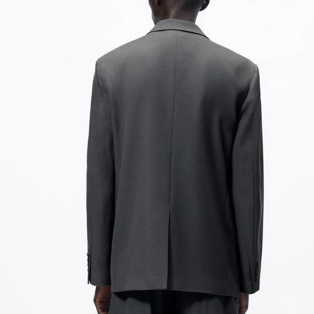 NWOT Zara Limited Edition Wool Blend Slim Fit Suit Blazer